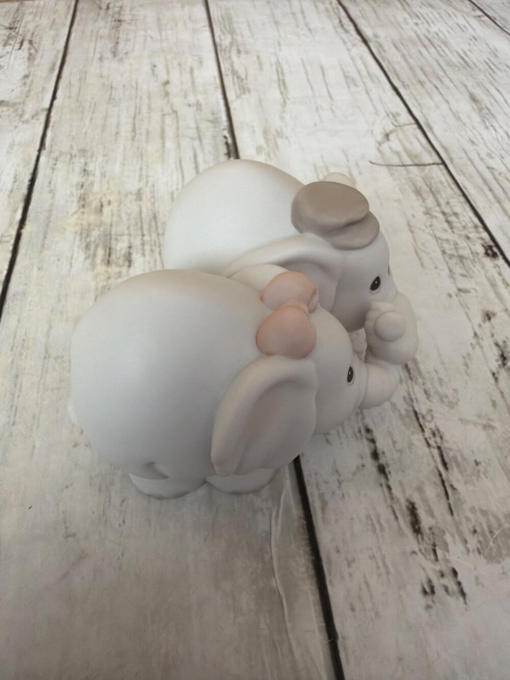 Set of 2Precious Moments Noah's Ark 2 By 2 Elephant 530131 & Lamb 530077 No Box - Picture 9 of 12